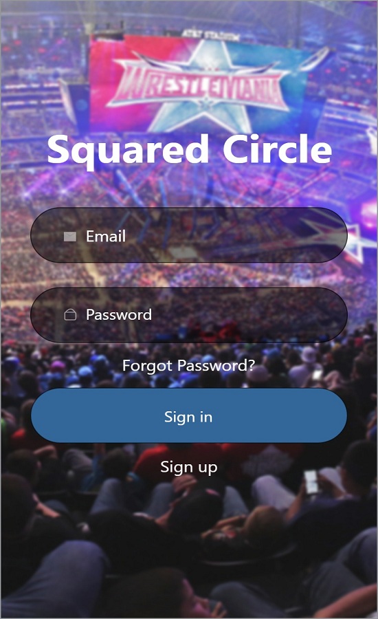 Reddit Squared Circle Mobile Sign In | Clayton Orobio Web Developer